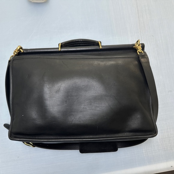 Vintage Coach Beekman Black Leather Briefcase G8C-5266 USA - Picture 15 of 16
